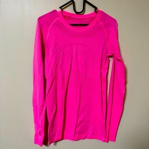 Lululemon Swiftly Tech long sleeve pink